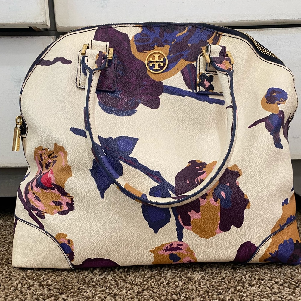 Rare 2014 Tory Burch Robinson Dome Satchel
